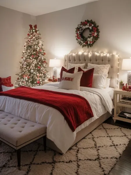 Consistent Festive Fabrics and Textures Everywhere